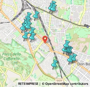 Mappa Via Tuscolana 634 A-B-C-D-E-F, 00181 Roma RM, Italia (1.162)