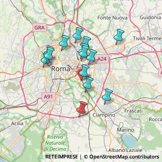 Mappa Via Tuscolana 634 A-B-C-D-E-F, 00181 Roma RM, Italia (6.60857)