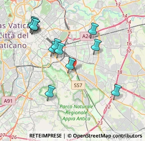 Mappa Via Vallerotonda, 00100 Roma RM, Italia (4.23583)