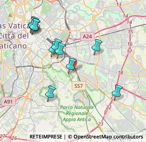 Mappa Via Vallerotonda, 00100 Roma RM, Italia (4.24636)