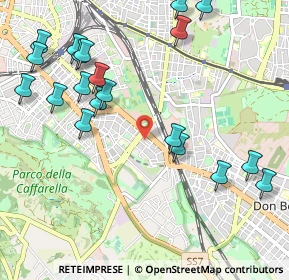 Mappa Via Vallerotonda, 00100 Roma RM, Italia (1.3155)