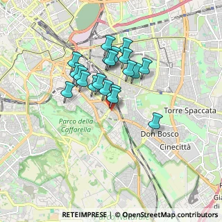 Mappa Via della Molara, 00181 Roma RM, Italia (1.4705)