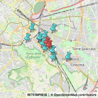 Mappa Via della Molara, 00181 Roma RM, Italia (1.15)