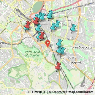 Mappa Via della Molara, 00181 Roma RM, Italia (1.986)
