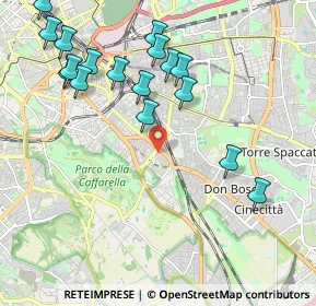 Mappa Via Vallerotonda, 00100 Roma RM, Italia (2.43824)