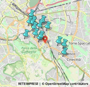 Mappa Via della Molara, 00181 Roma RM, Italia (1.58688)