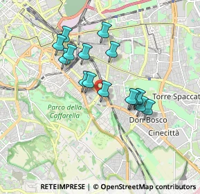 Mappa Via Vallerotonda, 00100 Roma RM, Italia (1.568)