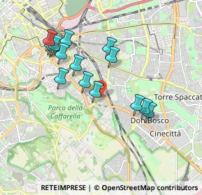 Mappa Via Vallerotonda, 00100 Roma RM, Italia (1.87867)