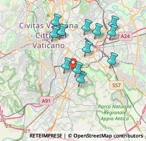 Mappa 00154 Roma RM, Italia (3.5625)