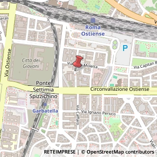Mappa Via Gaetano Casati,  43, 00154 Roma, Roma (Lazio)