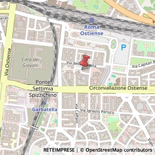 Mappa Via Ciriaco D'Ancona, 25, 00154 Roma, Roma (Lazio)