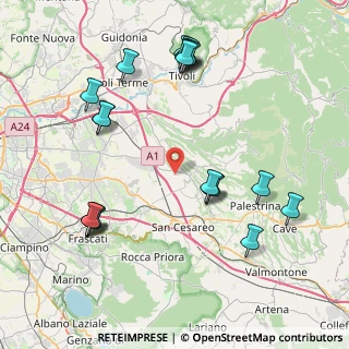 Mappa Via Colle Rossetto, 00010 Gallicano nel Lazio RM, Italia (9.82)