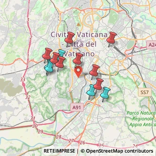 Mappa Via Maria Lorenza Longo, 00151 Roma RM, Italia (3.18462)