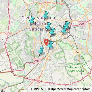 Mappa Via Silvestro Gherardi, 00146 Roma RM, Italia (3.34636)