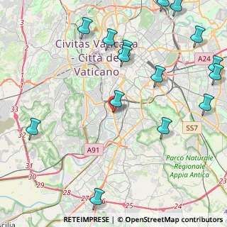 Mappa Via Lo Surdo Antonino, 00146 Roma RM, Italia (6.16733)