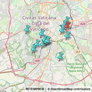 Mappa Via Lo Surdo Antonino, 00146 Roma RM, Italia (2.885)