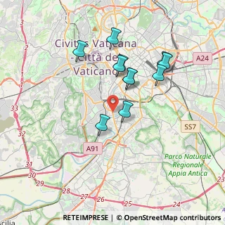 Mappa Via Lo Surdo Antonino, 00146 Roma RM, Italia (3.39182)
