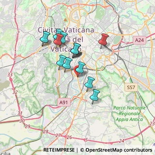 Mappa Via Lo Surdo Antonino, 00146 Roma RM, Italia (3.14333)