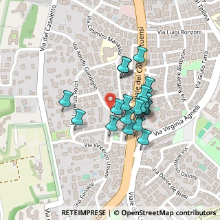 Mappa Via Pier Vettori, 00151 Roma RM, Italia (0.169)