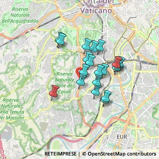 Mappa Via Pier Vettori, 00151 Roma RM, Italia (1.5185)