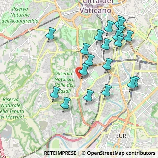 Mappa Via Pier Vettori, 00151 Roma RM, Italia (2.3105)