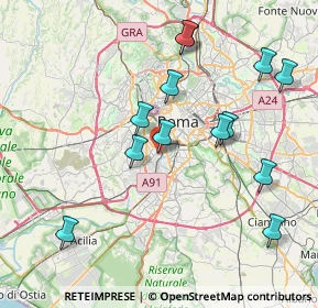 Mappa Via Leonardo Greppi, 00149 Roma RM, Italia (8.60154)