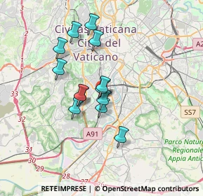 Mappa Via Adolfo Prasso, 00149 Roma RM, Italia (2.87538)