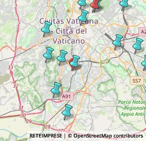 Mappa Via Adolfo Prasso, 00149 Roma RM, Italia (5.70438)