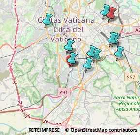 Mappa Via Leonardo Greppi, 00149 Roma RM, Italia (3.765)