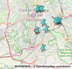 Mappa Via Leonardo Greppi, 00149 Roma RM, Italia (4.02182)