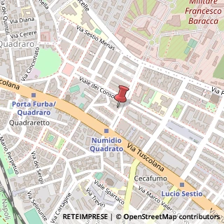 Mappa Via Livilla, 27, 00175 Roma, Roma (Lazio)