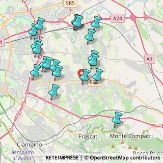 Mappa Via Porto Empedocle, 00133 Roma RM, Italia (4.492)