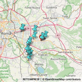 Mappa Via Porto Empedocle, 00133 Roma RM, Italia (6.22429)