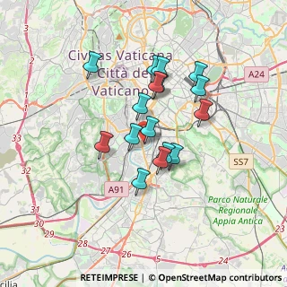 Mappa Via Antonino Lo Surdo, 00146 Roma RM, Italia (2.92938)