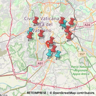 Mappa Via Damiano Macaluso, 00146 Roma RM, Italia (3.45923)