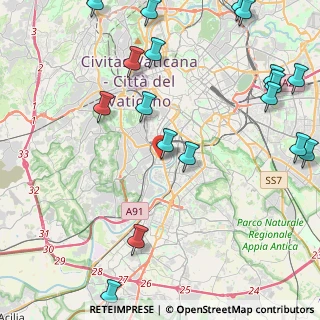 Mappa Via Damiano Macaluso, 00146 Roma RM, Italia (6.23222)