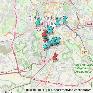 Mappa Via Francesco Saverio Solari, 00149 Roma RM, Italia (2.29077)