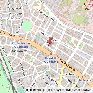 Mappa Via Aurelio Cotta, 36, 00175 Roma, Roma (Lazio)