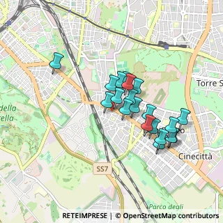 Mappa Via Tuscolana, 00178 Roma RM, Italia (0.763)