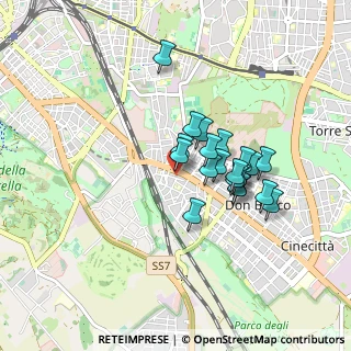 Mappa Via Tuscolana, 00178 Roma RM, Italia (0.7115)