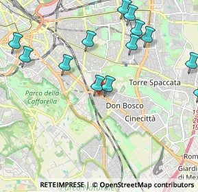 Mappa Via Tuscolana, 00178 Roma RM, Italia (2.56154)