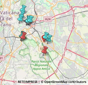 Mappa Via Tuscolana, 00178 Roma RM, Italia (4.015)