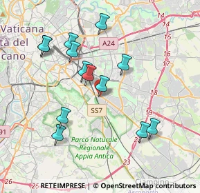 Mappa Via Tuscolana, 00178 Roma RM, Italia (3.91)