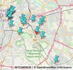 Mappa Via Tuscolana, 00178 Roma RM, Italia (5.344)