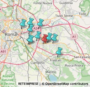 Mappa 00133 Roma RM, Italia (5.27182)