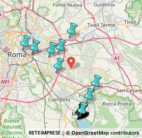 Mappa 00133 Roma RM, Italia (9.9215)