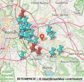 Mappa 00133 Roma RM, Italia (7.2995)