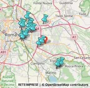 Mappa 00133 Roma RM, Italia (8.04526)