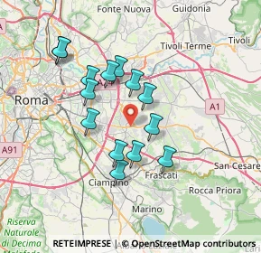 Mappa 00133 Roma RM, Italia (6.41643)