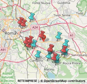 Mappa 00133 Roma RM, Italia (7.451)
